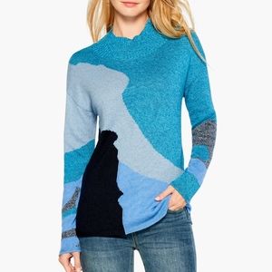 Nic + Zoe By the fire sweater sz S